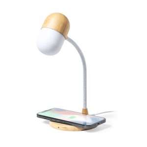 Lámpara de mesa Multifunción con Cargador QI y Altavoz - Klack Europe