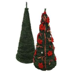 Árbol de Navidad Klack PopUp – Plegable, Verde con Decoraciones ó Básico | Montaje Rápido y Fácil Almacenaje - Klack Europe