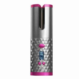 Cepillo de Pelo Rizador Automatico Recargable por USB KLACK® Gris QM600 - Klack Europe