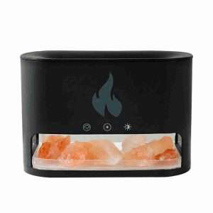 Humidificador / Difusor de aromaterapia Klack con sal de roca efecto llama - difusor ultrasónico de aceite esencial - Klack Europe