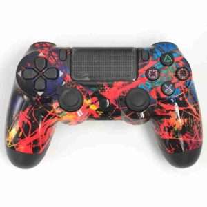 Mando P4 NEGRO/ROJO/AZUL compatible con PS4 Play Station 4 - Klack Europe