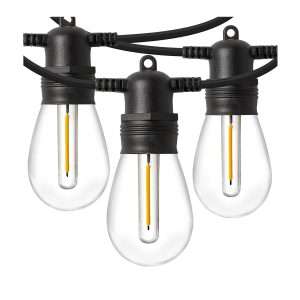 Guirnalda Klack de luces led Vintage Decorativas de exterior/interior de 5 metros y conexión a enchufe de pared de 3 metros - Klack Europe