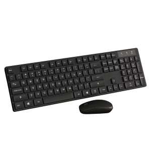 Teclado y Ratón Klack K10C de tamaño completo de 104 teclas en Español (Incluye Ñ), compatible con PC, tablet y portátil - Klack Europe