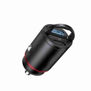 Cargador de coche Mechero Klack USB con salida Tipo C de 30W y USB QC 30W Carga rápida - Klack Europe