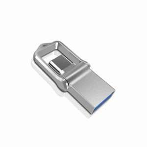 Mini PenDrive FlashDrive Memoria externa 128 Gb Klack de Metal OTG Tipo-C - Klack Europe