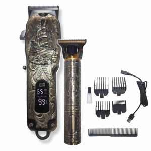 Pack Oferta consistente en el Corta pelo Klack Vintage + el Perfilador KBuda Vintage - herramientas profesionales de peluquería - Klack Europe