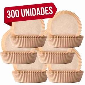 Papel de pergamino Klack para freidora de aire Redondo 300 Unidades 16 x 4.5 cm - Klack Europe