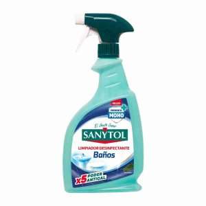 Sanytol – Limpiador Desinfectante Antical Baños -  Elimina Bacterias -  Hongos y Virus Sin Lejía -  Perfume Eucaliptus - Klack Europe