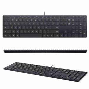 HUAWEI Teclado con Cable USB Completo en español -  reconocimiento de Huella Dactilar en un Toque -  NFC función Share para Compartir Pantalla de Smartphone - Klack Europe