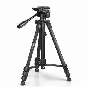 Trípode Klack para cámara ó teléfono móvil - 48/150cm 360° Portátil - Fuerte estabilidad - 5Kg de carga máxima - Klack Europe