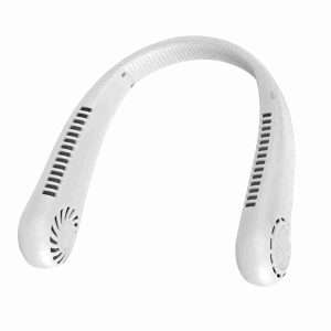 Ventilador de cuello recargable | Ventilador USB ajustable 3 velocidades -  ventilador recargable 1200 mAh -  manos libres para caminar -  deportes -  ciclismo - Klack Europe