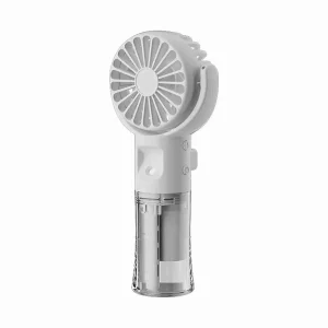 Mini Ventilador de Mano Klack F4 con Pulverizador de Agua -  Recargable por USB - Klack Europe