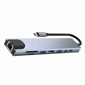 HUB 8 en 1 USB C Adaptador Klack - Klack Europe