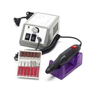 Set manicura y pedicura Klack profesional, Torno, fresadora, pulidora de uñas Lima eléctrica con 6 Cabezales - Klack Europe