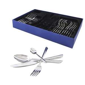 Cubertería Klack de 24 piezas en Acero Inoxidable - 6 Servicios - Klack Europe
