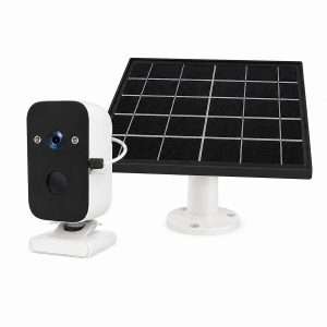 Cámara de Seguridad IP Klack Exterior Solar WiFi Full HD con Panel Solar, Batería Recargable, Visión Remota y Giro Horizontal 180° - Klack Europe