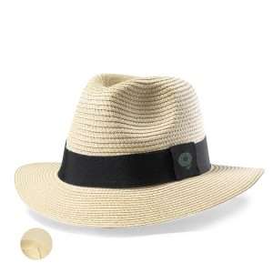 Sombrero de Ala Ancha Ajustable en Material Sintético Natural - Klack Europe