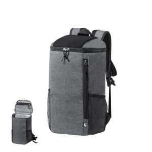 Mochila nevera 10L Nature en poliéster reciclado RPET 600D - Klack Europe
