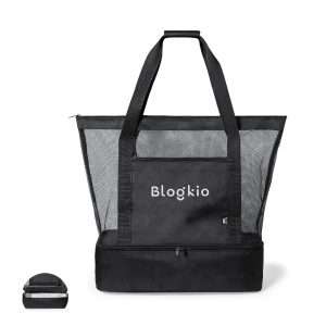 Bolsa nevera sostenible en poliéster RPET 600D con asas reforzadas - Klack Europe