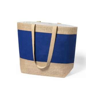 Bolsa Raxnal de yute y algodón resistente con asas largas - Klack Europe