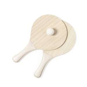 Palas de Playa Saiker en Madera con Mango de Caña de Trigo - Klack Europe