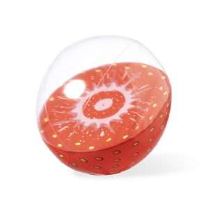 Balón de playa inflable frutal en PVC resistente y transparente - Klack Europe