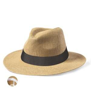 Sombrero Indiana de paja de papel con cinta ajustable interior - Klack Europe
