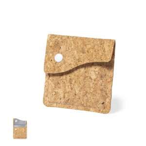 Cenicero de Bolsillo Nature en Corcho Natural y Aluminio Ignífugo - Klack Europe