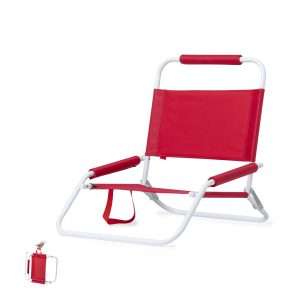 Silla plegable ligera y resistente con acolchado y asa de transporte - Klack Europe