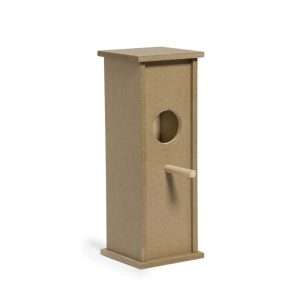 Caseta colgante para pájaros en madera resistente, fácil montaje - Klack Europe