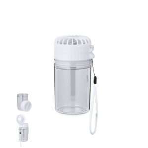 Bidón con ventilador regulable 350 ml Tritan sin BPA y batería 1200 mAh - Klack Europe