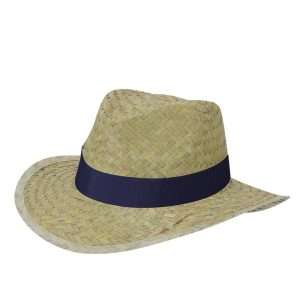 Sombrero de paja verde natural trenzada con cinta interior cómoda - Klack Europe