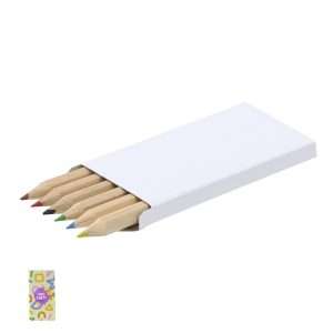 Set de 6 Lápices de Madera con Colores Variados en Estuche - Klack Europe