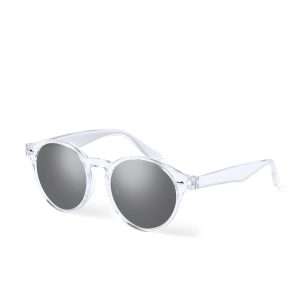 Gafas de sol unisex negras con protección UV400 y diseño circular - Klack Europe