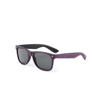 Gafas de sol Leychan con montura efecto madera y lentes ahumadas - Klack Europe