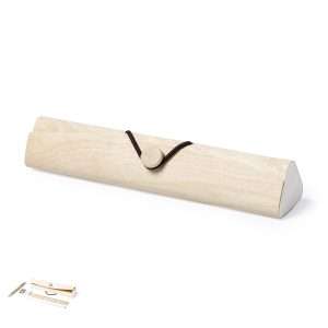 Estuche Palermo Nature en madera con 5 accesorios eco-friendly - Klack Europe