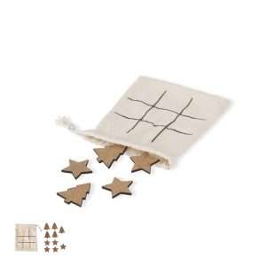 Juego Tres en Raya en Corcho Natural con Bolsa de Algodón - Klack Europe