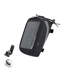 Bolsa para bicicleta Nebrer en poliéster RPET con función táctil - Klack Europe