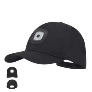 Gorra con linterna extraíble y ajustable para actividades al aire libre - Klack Europe
