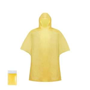 Poncho impermeable de HDPE para adulto, talla única 127x102 cm - Klack Europe