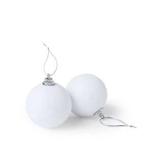 Set de 6 bolas de Navidad para colgar - Decoración festiva elegante - Klack Europe