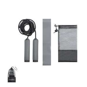 Set Deportivo con Goma Elástica y Comba - Resistente y Compacto - Klack Europe