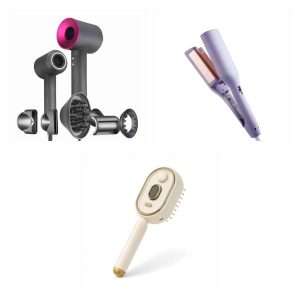 Pack Klack Secado y Ondas: Super Hair Dryer, rizador y cepillo: 1 × Secador de pelo profesional KLACK® "Super Hair Dryer" de nueva generación (Versión Completa); 1 × Rizador Ondulador de Pelo Klack Ondas Francesas 32 mm con Cerámica, Iones Negativos, 4 Temperaturas y Calentamiento Rápido; 1 × Cepillo de Masaje Klack Multifuncional con Pulverización, Cepillo Capilar Recargable USB-C con Depósito de 10 ml, Antienredos, Antiestático y Masajeador de Cuero Cabelludo